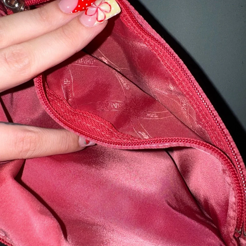 Longchamp Red Nylon  Bag
